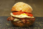 English Breakfast Burger